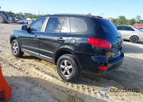 2008 Hyundai Santa Fe Gls из США, поврежденный, VIN 5NMSG13D98H190837
